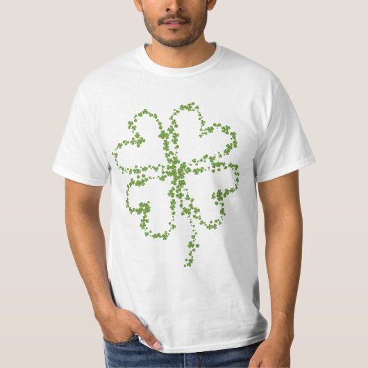 Sint Patrick's Day Shamrock Irish Lucky Clovers T-shirt (Voorkant)