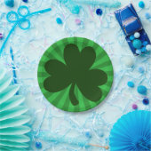 Sint Patrick's Day Shamrock Party Papieren Bordje (Feest)