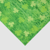 Sint-Patrick's Day Shamrock Pattern-document Tissuepapier (Detail)