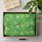 Sint-Patrick's Day Shamrock Pattern-document Tissuepapier (Geschenk)