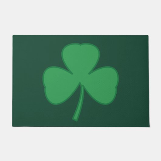 Sint Patrick's Day Shamrock Welcome Doormat Rug Deurmat (Voorkant)