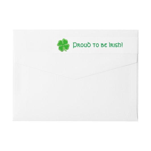 Sint-Patrick's Day Shamrocks (Achterkant)