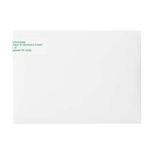 Sint-Patrick's Day Shamrocks (Voorkant)