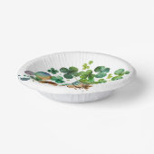 Sint-Patrick's Day Shamrocks and Coins Papieren Kommen (Gebogen)