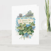 Sint Patrick's Day Shamrocks Feestdagen Kaart (Voorkant)