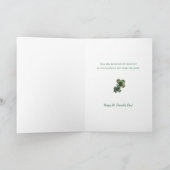 Sint Patrick's Day Shamrocks Feestdagen Kaart (Binnen)