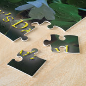 Sint-Patrick's Day Shamrocks Jigzaag Puzzle Legpuzzel (Zijkant)