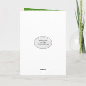 Sint-Patrick's Day shamrocks Kaart (Achterkant)