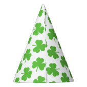 Sint-Patrick's Day Shamrocks Party pet Feesthoedjes (Achterkant)