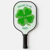 Sint-Patrick's Day Shamrocks Pickleball Paddle (Voorkant)