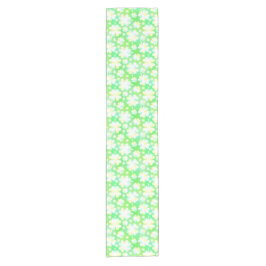 Sint Patrick's Day Shamrocks Retro Waterverf Korte Tafelloper