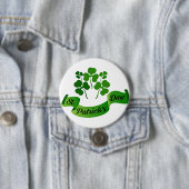 Sint-Patrick's Day shamrocks Ronde Button 7,6 Cm (In situ)