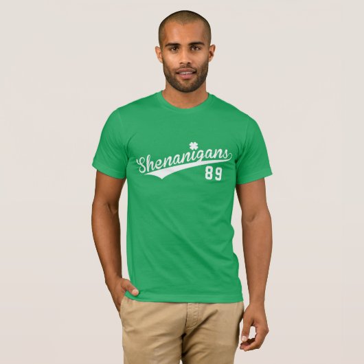 Sint-Patrick's Day Shenanigans Team T-shirt (Voorkant volledig)