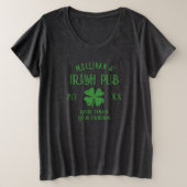 Sint Patrick's Day shirt voor vrouwen (Design voorkant)