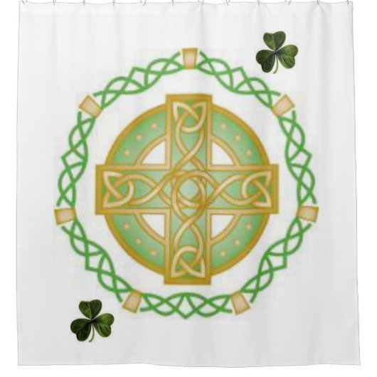 Sint Patrick's Day Shower Curtain Douchegordijn (Voorkant)