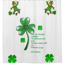 Sint Patrick's Day Showercurtain Douchegordijn