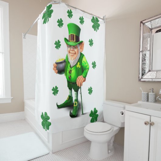 Sint Patrick's Day Showercurtain Douchegordijn (In situ)