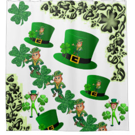Sint Patrick's Day Showercurtain Douchegordijn