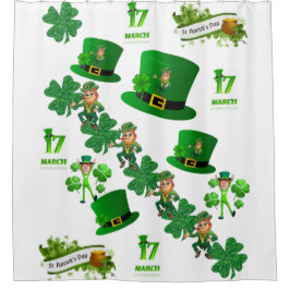 Sint Patrick's Day Showercurtain Douchegordijn