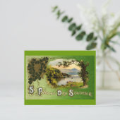 Sint Patrick's Day Souvenir  landschap Briefkaart (Staand voorkant)