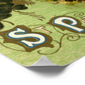 Sint Patrick's Day Souvenir  landschap Poster (Hoek)