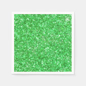 Sint Patrick's day sparkle glitter Kelly green Servet (Voorkant)
