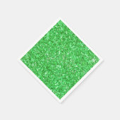Sint Patrick's day sparkle glitter Kelly green Servet (Hoek)