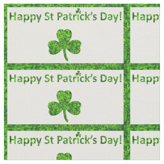 Sint-Patrick's day 🍀 Stof (Close Up)