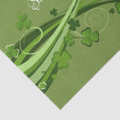 Sint Patrick's Day Tissue Paper Floral Tissuepapier (Detail)