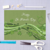 Sint Patrick's Day Tissue Paper Floral Tissuepapier (Craft)