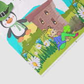 Sint Patrick's Day Tissue Paper Penguin Tissuepapier (Detail)