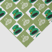 Sint Patrick's Day Tissue Paper Petten Hoorten Tissuepapier (Detail)