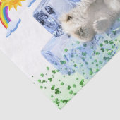 Sint Patrick's Day Tissue Paper Polar Beer Tissuepapier (Detail)