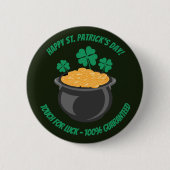 Sint Patrick's Day touch voor veel succes Button (Voorkant)