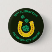 Sint Patrick's Day touch voor veel succes Button (Voorkant)
