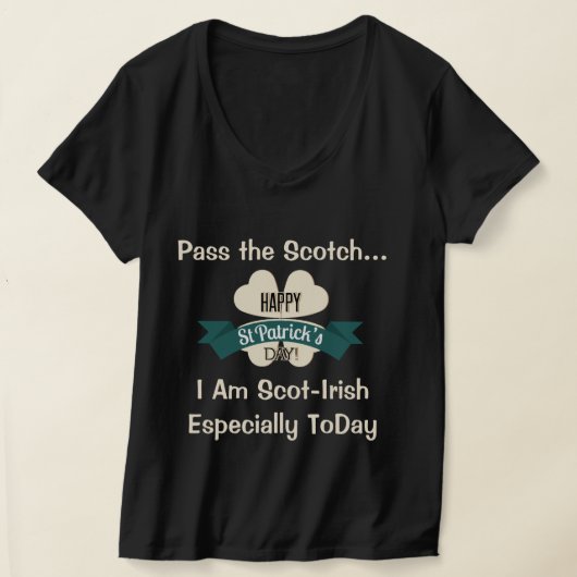 Sint Patricks Day Typografie T-shirt (Laagn)