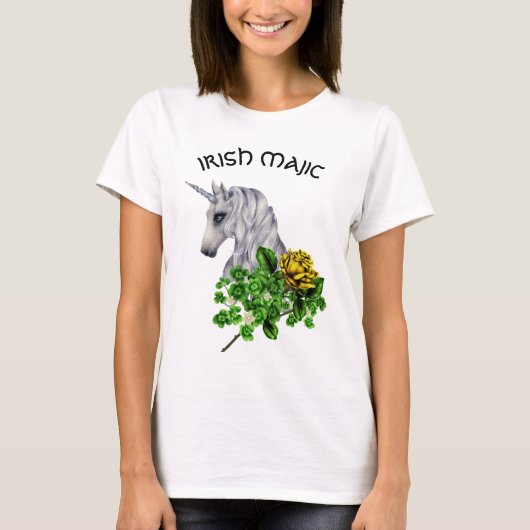 Sint-Patrick's Day Unicorn Women's t-Shirt (Voorkant)
