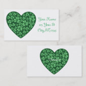 Sint Patrick's Day Visitekaartje (Voorkant / Achterkant)