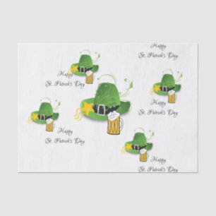 Sint Patrick's Day Weefselpapier Beer Tissuepapier