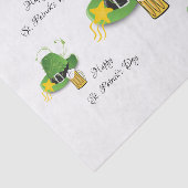 Sint Patrick's Day Weefselpapier Beer Tissuepapier (Detail)