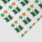 Sint Patrick's Day Weefselpapier Beer Tissuepapier (Detail)