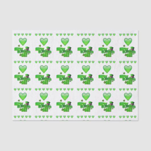 Sint-Patrick's Day Weefselpapier Tissuepapier (Voorkant)