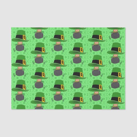 Sint-Patrick's Day Weefselpapier Tissuepapier (Voorkant)