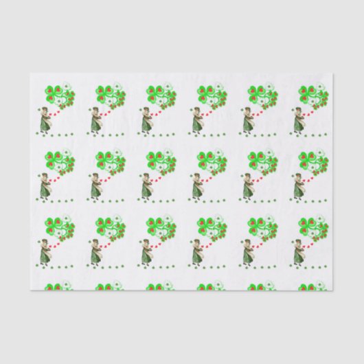 Sint-Patrick's Day Weefselpapier Tissuepapier (Voorkant)
