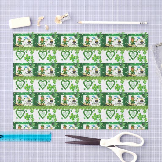 Sint-Patrick's Day Weefselpapier Tissuepapier (Craft)