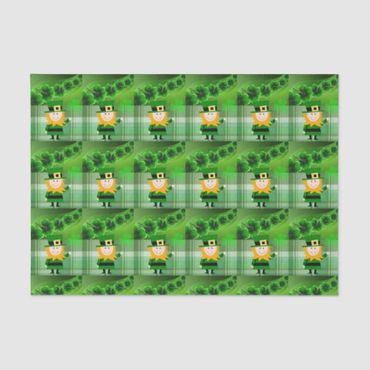 Sint-Patrick's Day Weefselpapier Tissuepapier (Voorkant)