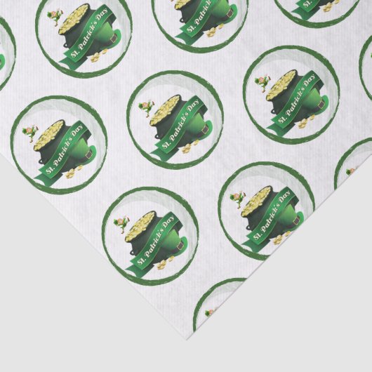 Sint-Patrick's Day Weefselpapier Tissuepapier (Detail)