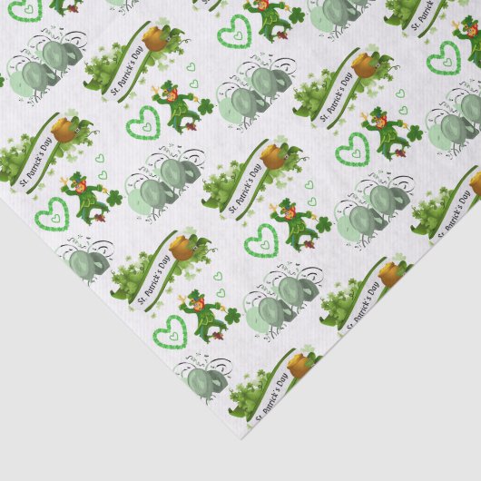 Sint-Patrick's Day Weefselpapier Tissuepapier (Detail)