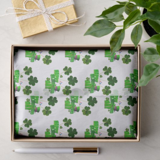 Sint-Patrick's Day Weefselpapier Tissuepapier (Geschenk)