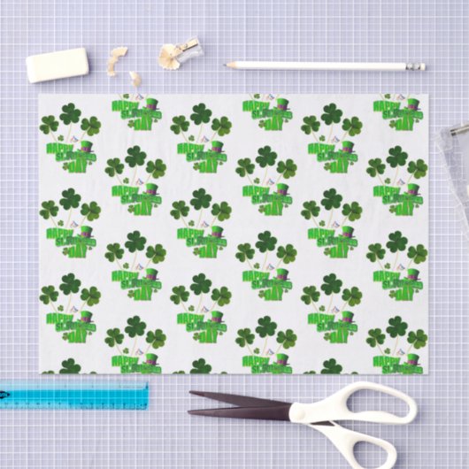 Sint-Patrick's Day Weefselpapier Tissuepapier (Craft)